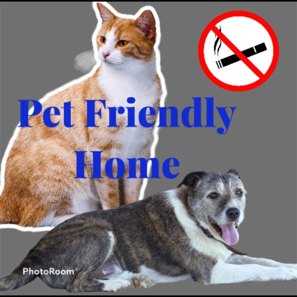 Smoke Free, Pet Friendly Home
